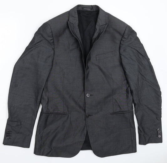 Alessandrini Mens Grey   Jacket Suit Jacket Size 40