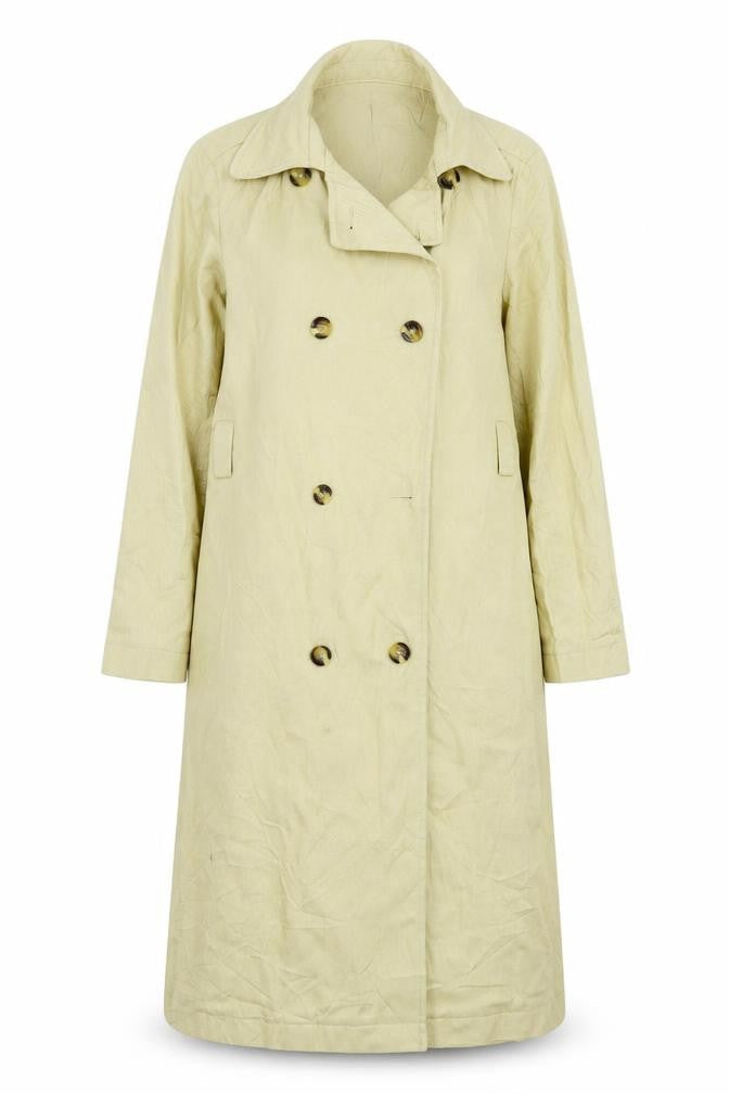 Womens UK Size 8 Marks and Spencer Beige Overcoat