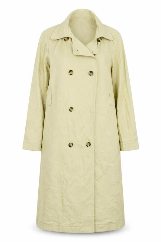 Womens UK Size 8 Marks and Spencer Beige Overcoat