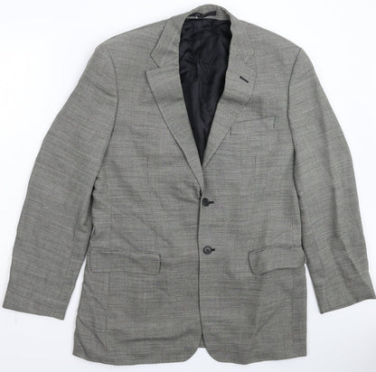 Mens UK Size 40 Marks and Spencer Regular Grey Suit Jacket