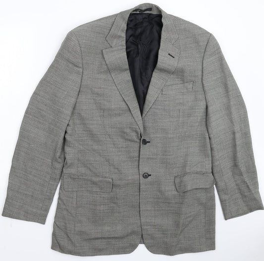 Mens UK Size 40 Marks and Spencer Regular Grey Suit Jacket