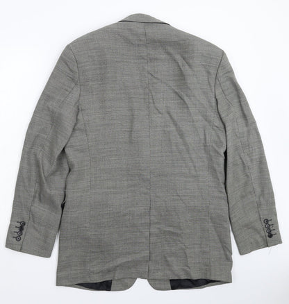 Mens UK Size 40 Marks and Spencer Regular Grey Suit Jacket