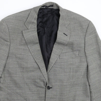Mens UK Size 40 Marks and Spencer Regular Grey Suit Jacket