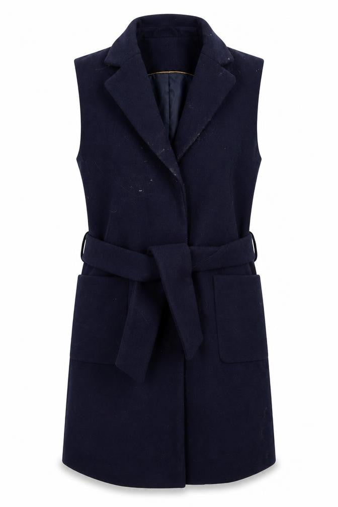 Womens UK Size 10 Topshop Blue Pea Coat