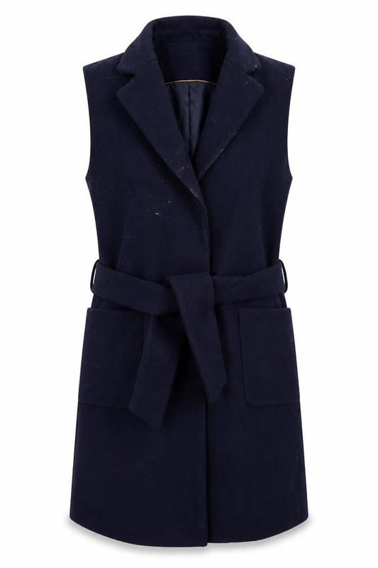Womens UK Size 10 Topshop Blue Pea Coat