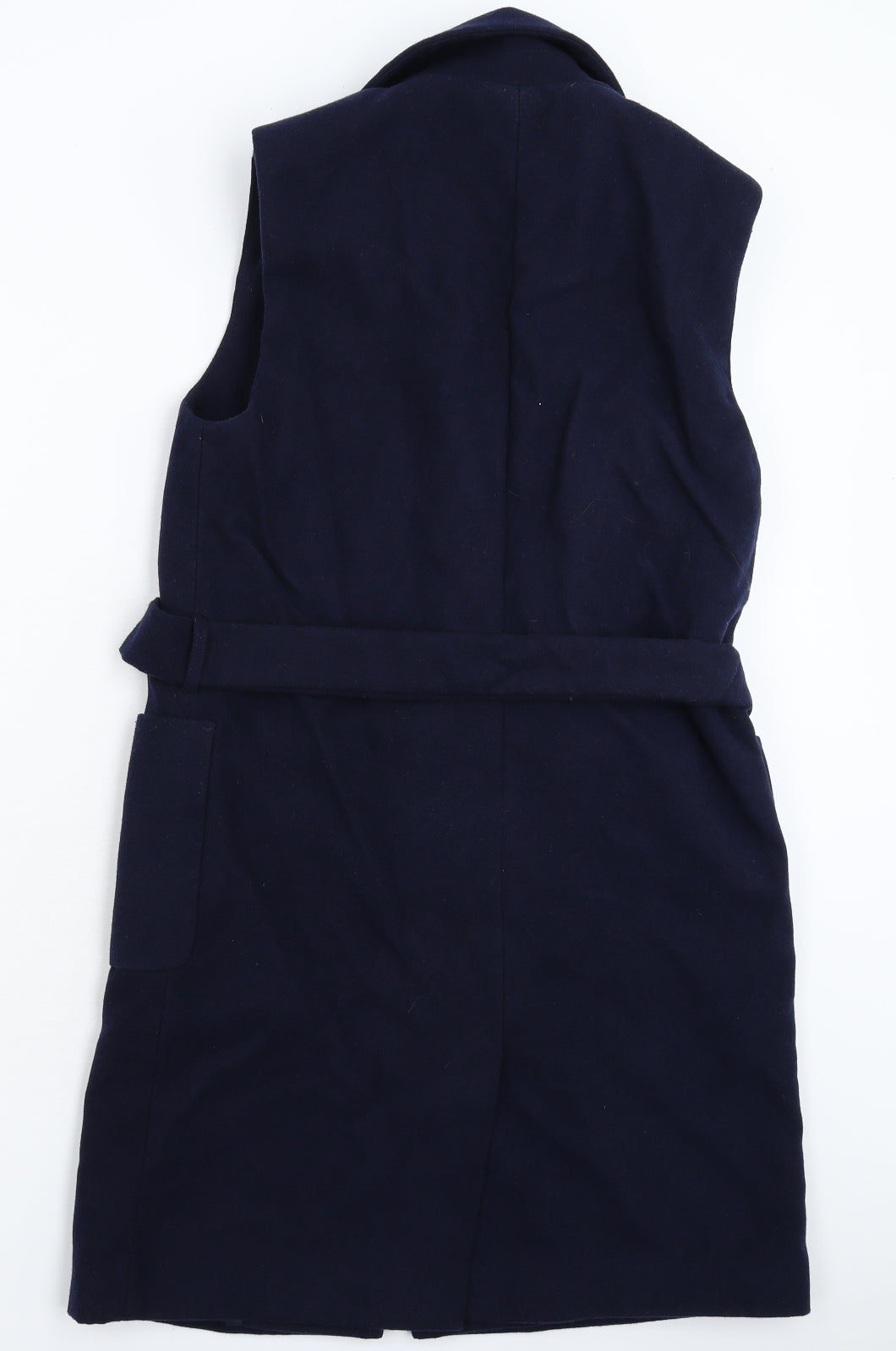 Womens UK Size 10 Topshop Blue Pea Coat