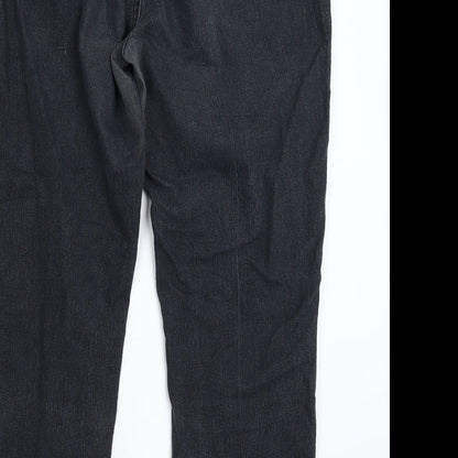 Womens UK Size 35 in Preworn Regular Fit Straight Blue Jeans