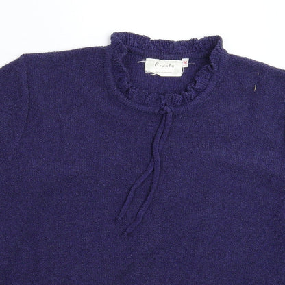County Womens Blue  Jersey Pullover Jumper Size 14