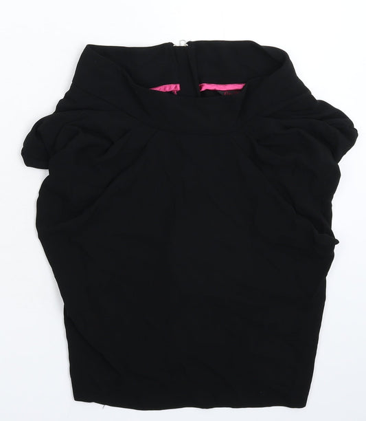 Miss Selfridge Womens Black   Basic Blouse Size 10