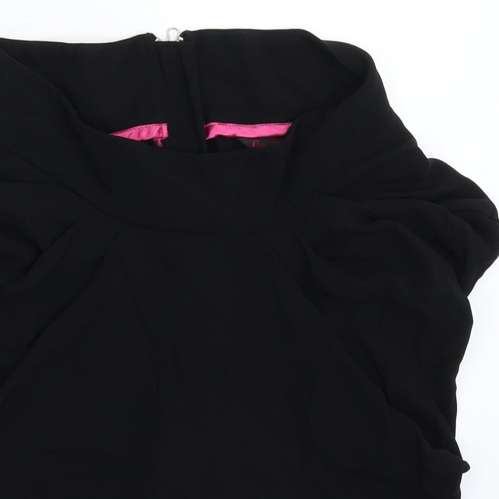 Miss Selfridge Womens Black   Basic Blouse Size 10