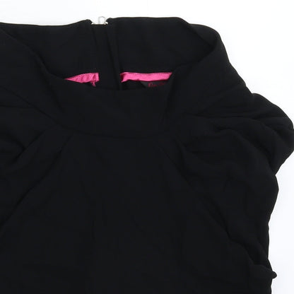 Miss Selfridge Womens Black   Basic Blouse Size 10