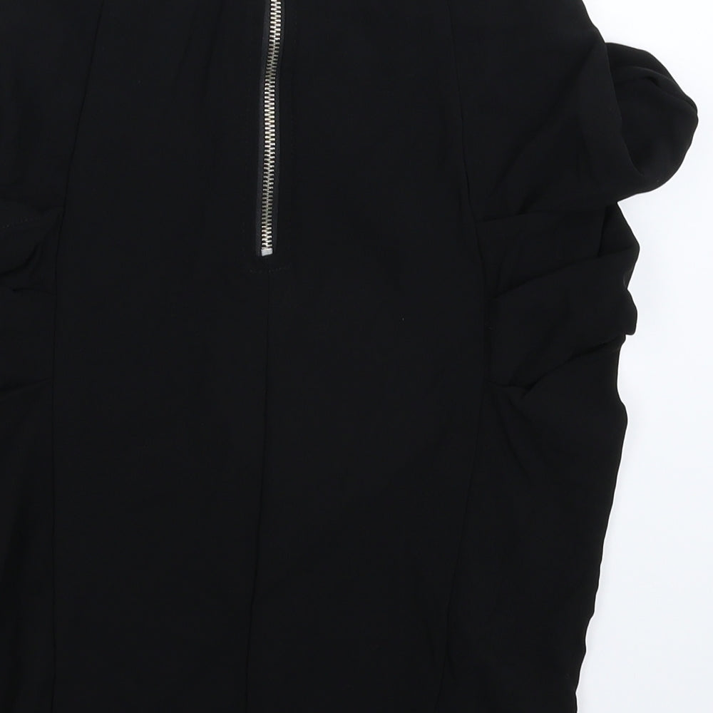 Miss Selfridge Womens Black   Basic Blouse Size 10