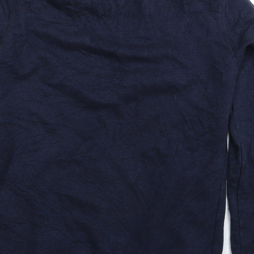 Mens UK Size XS H&M Blue Pullover Sweatshirt