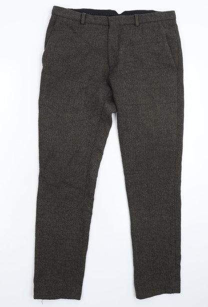 Heart & Dagger Mens Grey   Trousers  Size 32 L28 in