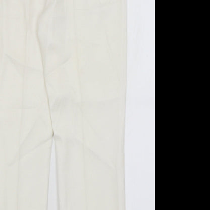 ara Womens White   Trousers  Size 12 L27 in