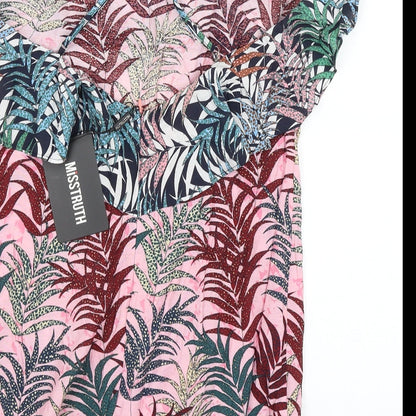 Womens UK Size 8 Misstruth Pink Basic Blouse