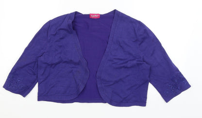 Together Womens Purple   Cardigan Jumper Size 16