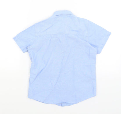Matalan Boys Blue   Basic Button-Up Size 9 Years