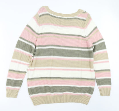 Womens UK Size 16 Julipa Beige Pullover Jumper