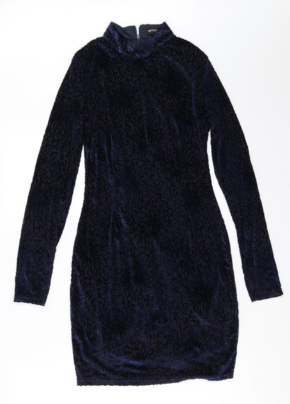 PRETTYLITTLETHING Womens Blue   Bodycon  Size 10