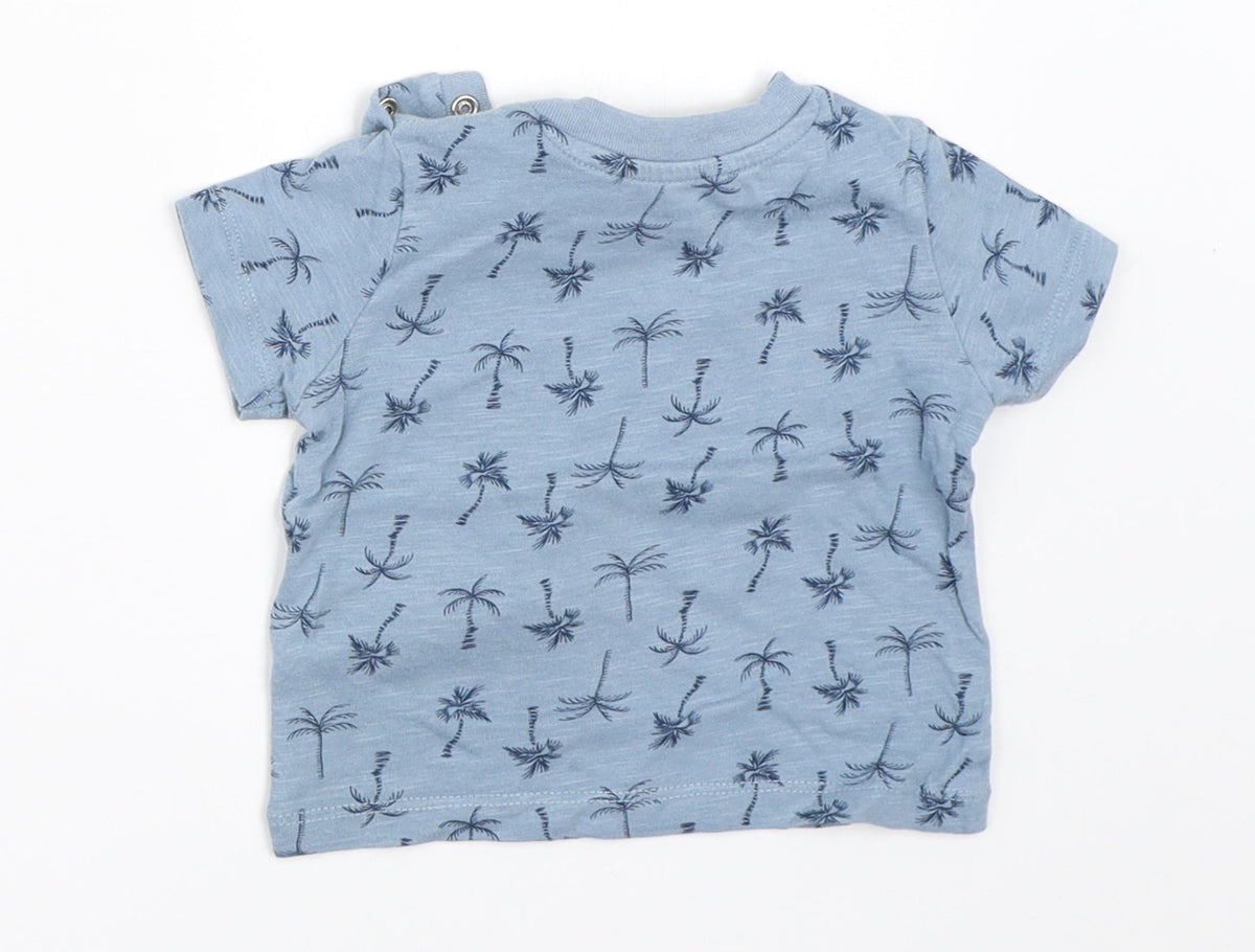 Primark Boys Blue   Basic T-Shirt Size 3-6 Months