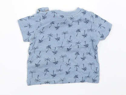 Primark Boys Blue   Basic T-Shirt Size 3-6 Months