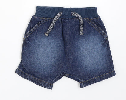 George Boys Blue  Denim Cropped Jeans Size 0-3 Months