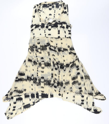 ASOS Womens Beige   Fit & Flare  Size 8