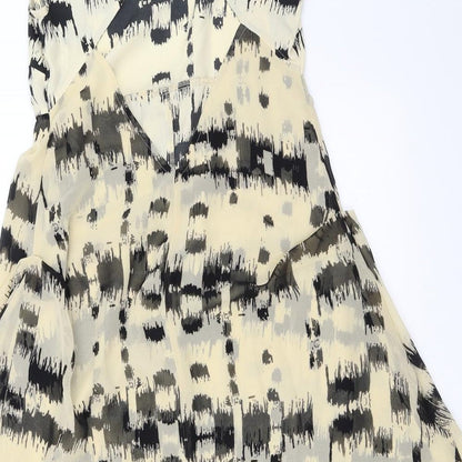 ASOS Womens Beige   Fit & Flare  Size 8