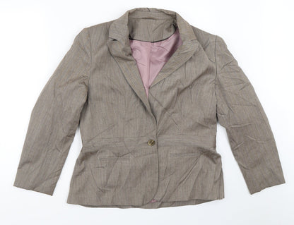 F&F Womens Beige   Jacket Blazer Size 14