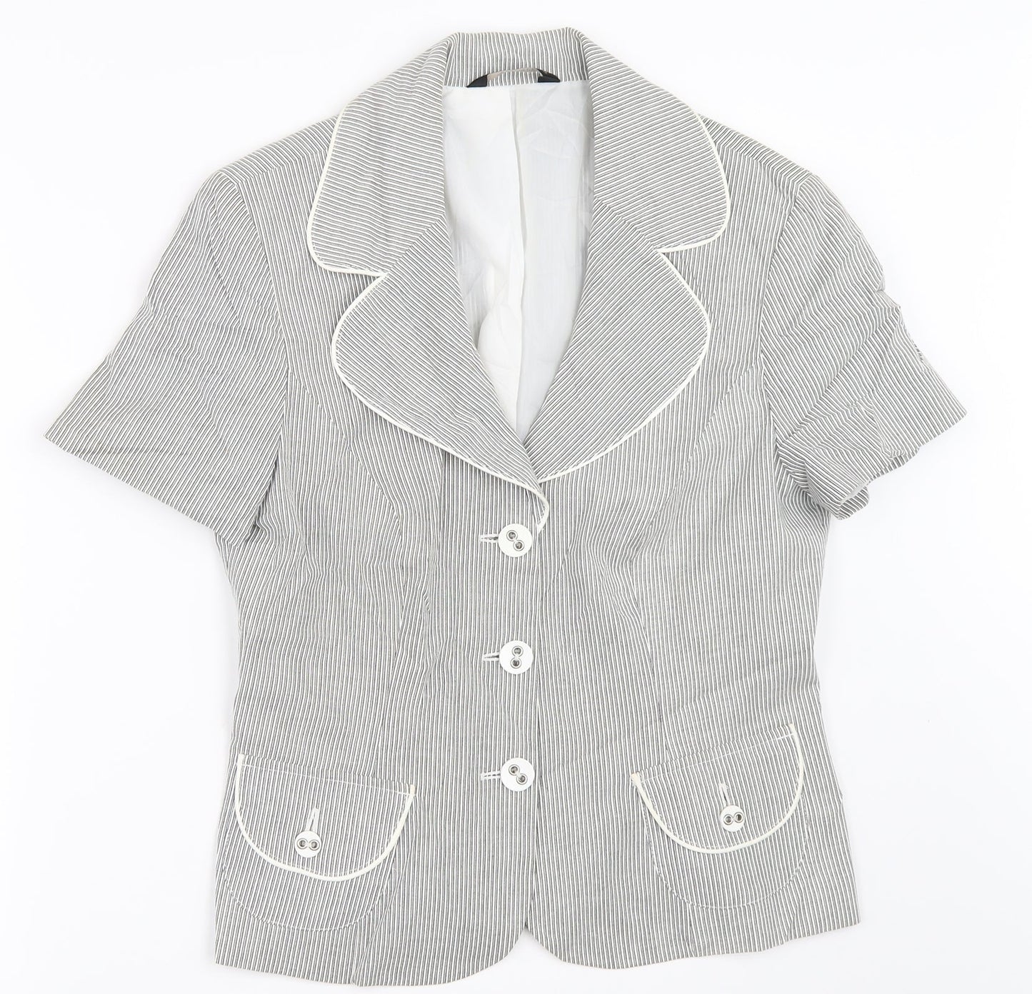 Woolworths Womens Grey   Jacket Blazer Size 12