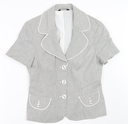 Woolworths Womens Grey   Jacket Blazer Size 12