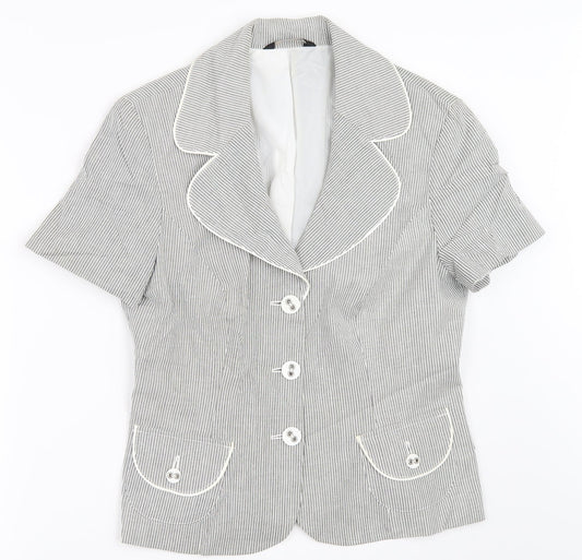 Woolworths Womens Grey   Jacket Blazer Size 12