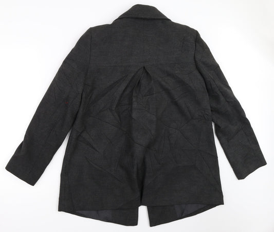 F&F Womens Grey   Overcoat Coat Size 14