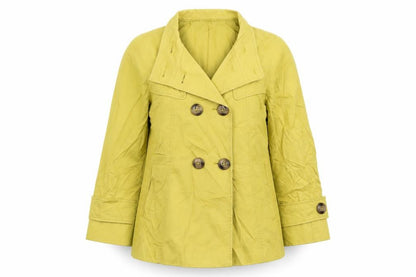 Marks & Spencer Womens Yellow   Pea Coat Coat Size 10