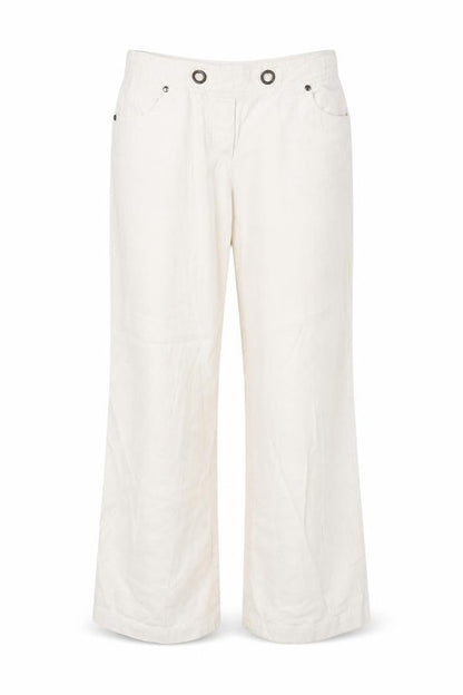Womens UK Size 12 BHS Regular Fit  Ivory Trousers