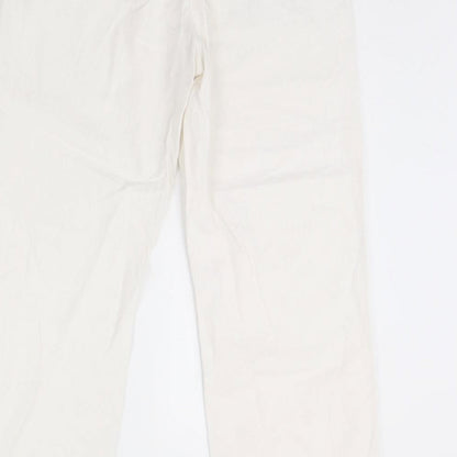 Womens UK Size 12 BHS Regular Fit  Ivory Trousers