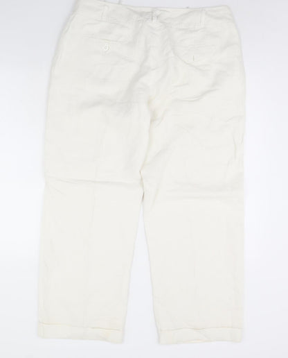 Christian Berg Womens White   Trousers  Size 38 in L30 in