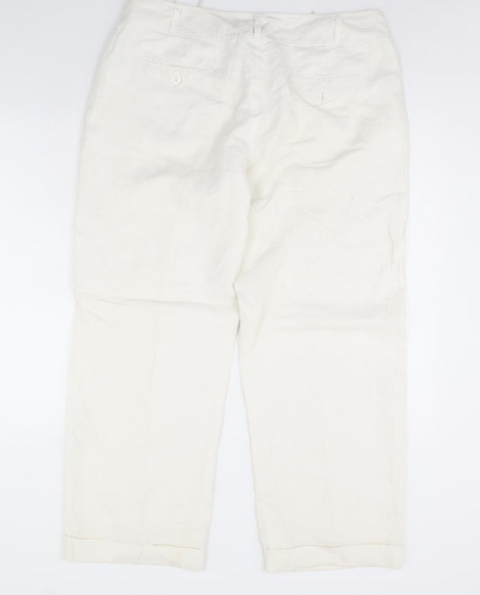 Christian Berg Womens White   Trousers  Size 38 in L30 in