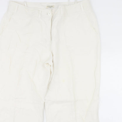 Christian Berg Womens White   Trousers  Size 38 in L30 in