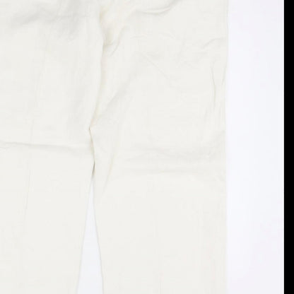 Christian Berg Womens White   Trousers  Size 38 in L30 in