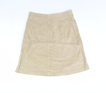 Gap Womens Beige  Corduroy Mini Skirt Size 4