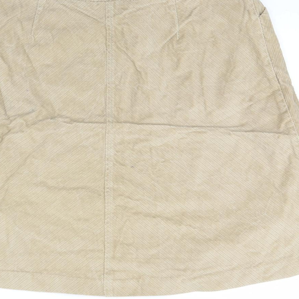 Gap Womens Beige  Corduroy Mini Skirt Size 4