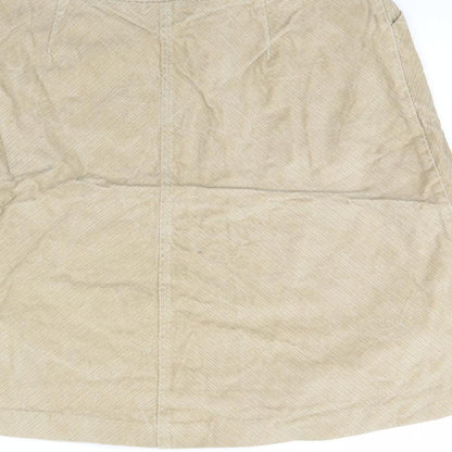 Gap Womens Beige  Corduroy Mini Skirt Size 4