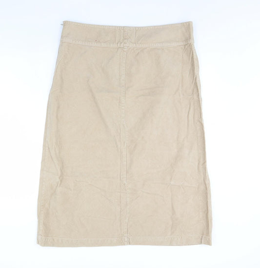 SixteenTwentySIx Womens Beige  Corduroy Maxi Skirt Size 40 in
