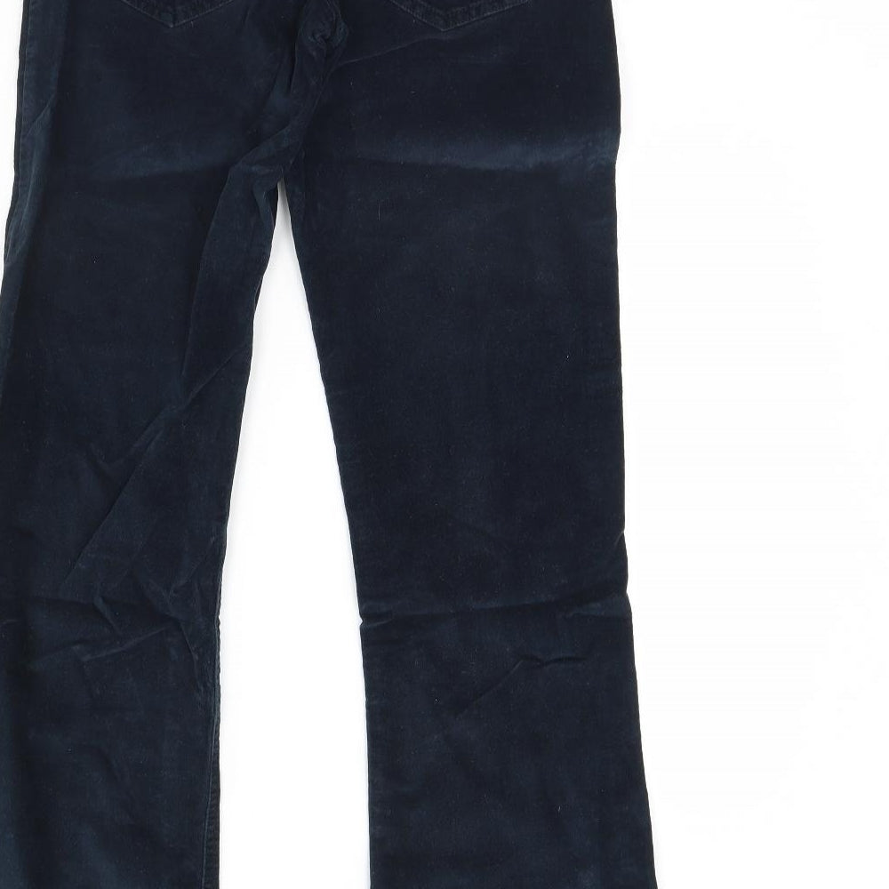 Womens UK Size 10 Denim & Co. Regular Fit  Blue Trousers