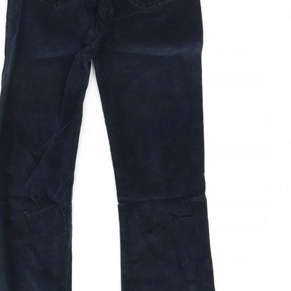 Womens UK Size 10 Denim & Co. Regular Fit  Blue Trousers