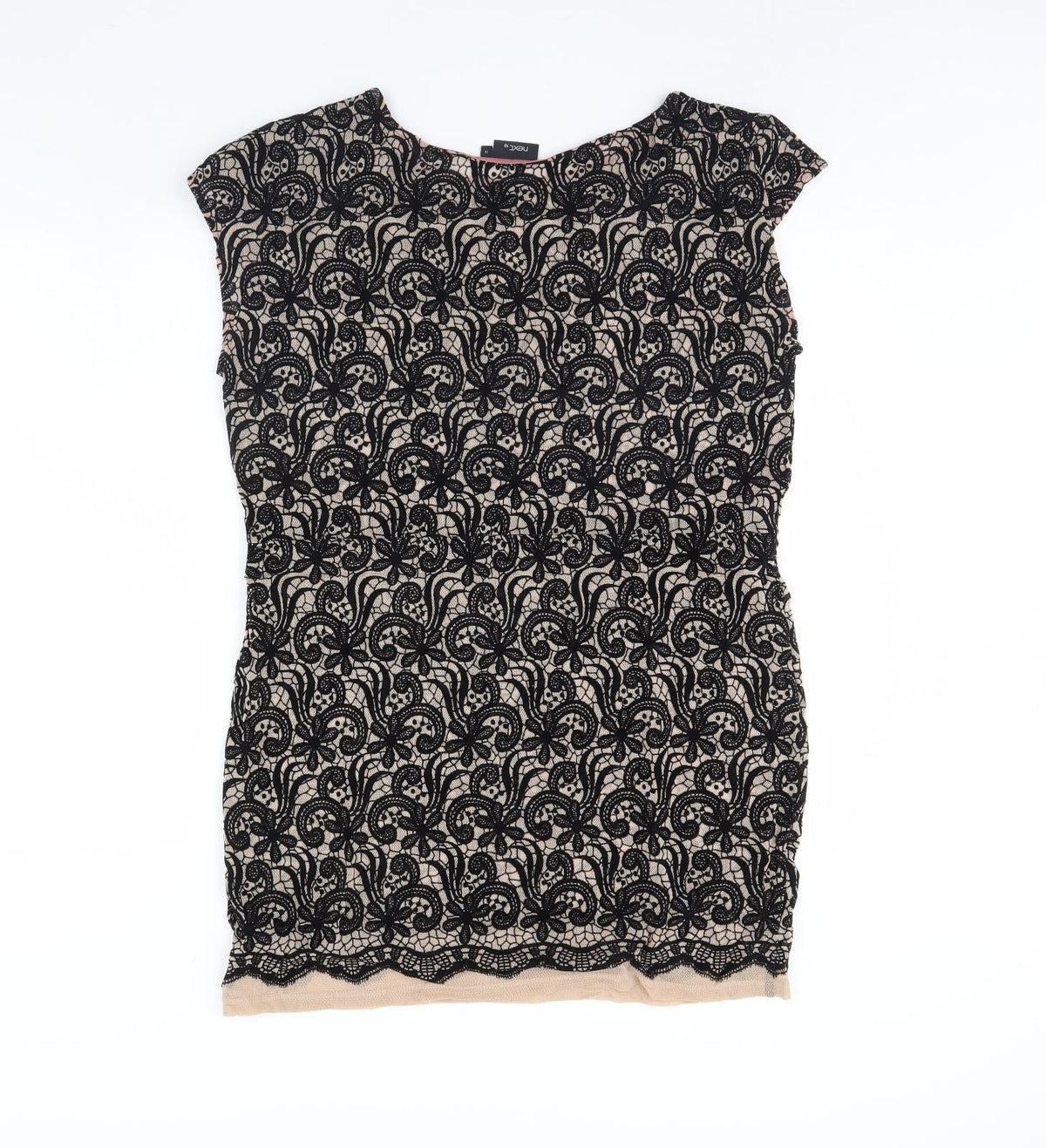 Womens UK Size 14 NEXT Black Basic Blouse
