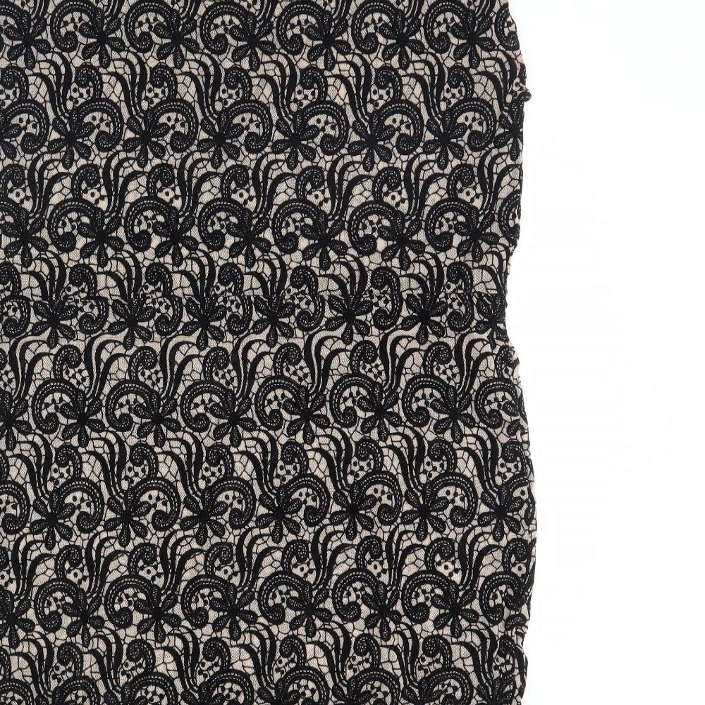 Womens UK Size 14 NEXT Black Basic Blouse