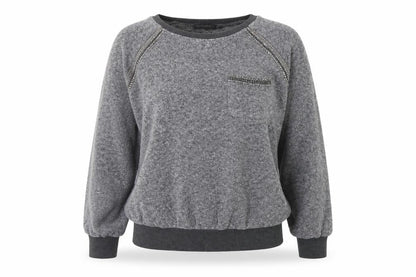 Redial Womens Grey   Pullover Jumper Size M